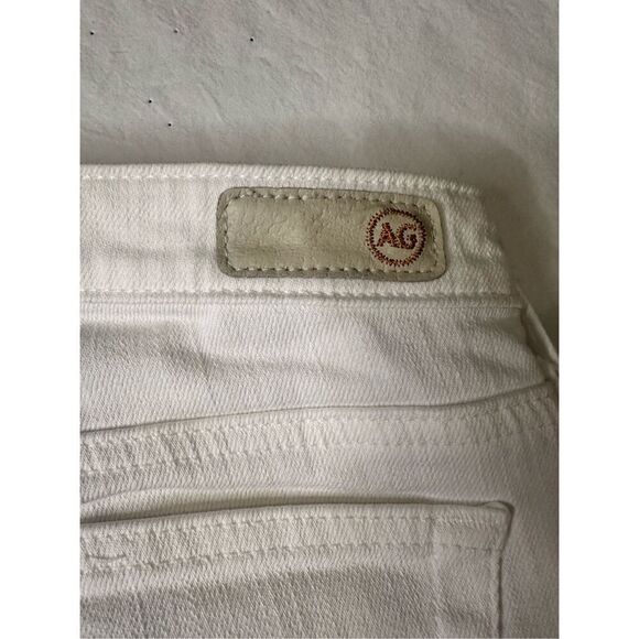 AG Adriano Goldschmied Women’s The Angel Bootcut White Jeans, size 28R - Picture 6 of 10